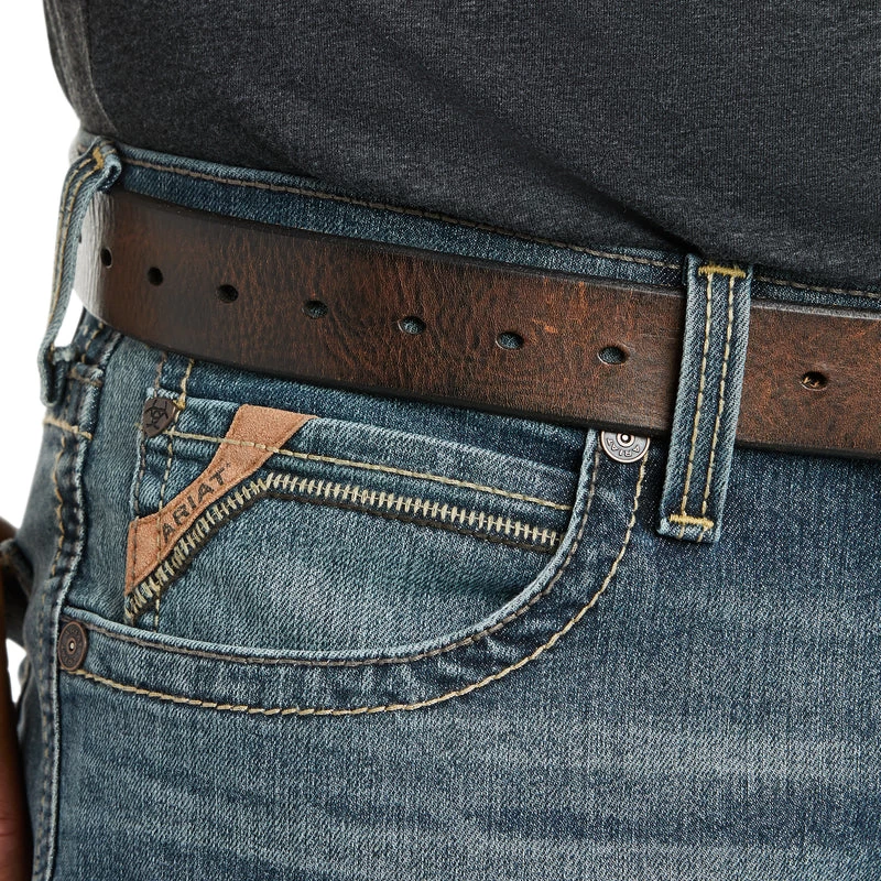 'Ariat' Men's M4 Low Rise Stretch Stockton Stackable Straight - Kentucky 6 'Ariat' Men's M4 Low Rise Stretch Stockton Stackable Straight - Kentucky - Image 4