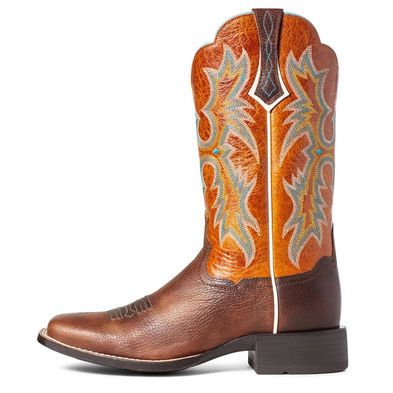 'Ariat' Women's Tombstone Western Square Toe - Hickory 3 'Ariat' Women's Tombstone Western Square Toe - Hickory