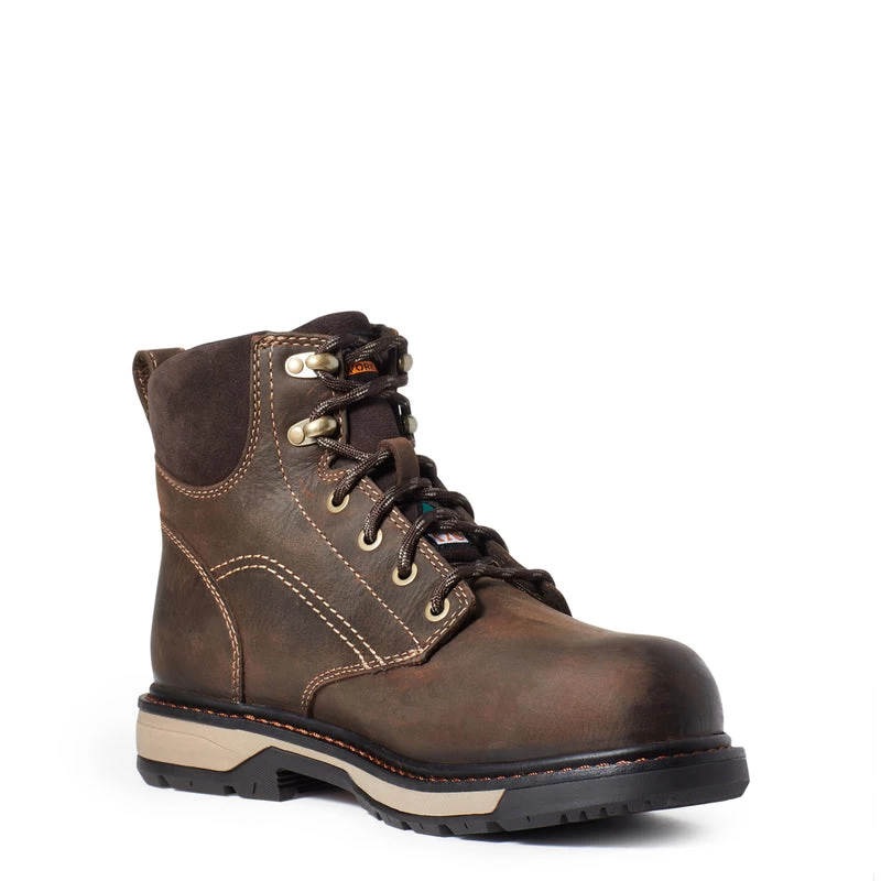 'Ariat' Women's 6" Riveter EH WP Comp Toe - Brown 6 'Ariat' Women's 6" Riveter EH WP Comp Toe - Brown - Image 4