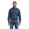 'Ariat' Men's Dante Straight Classic Long Sleeve Button Down - Deep Pacific 1 'Ariat' Men's Dante Straight Classic Long Sleeve Button Down - Deep Pacific -WinterWanderlust Adventures S22 MNS WEST 10039246 front 1024x1024@2x