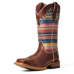 'Ariat' Women's Fiona Square Toe - Brown / Serape 11 'Ariat' Women's Fiona Square Toe - Brown / Serape -WinterWanderlust Adventures S22 WMS WEST 10040342 3 4 front 1024x1024@2x