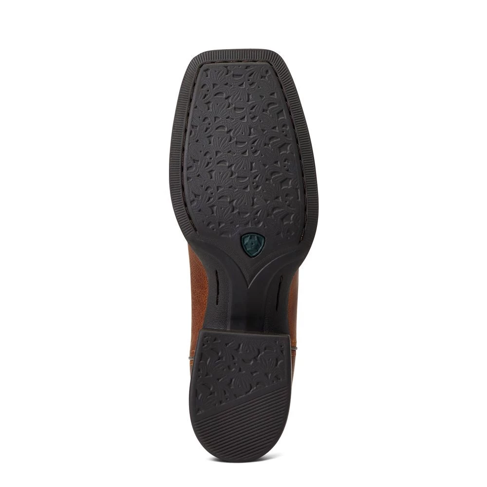 'Ariat' Women's Round Up StretchFit Square Toe - Sassy Brown / Metallic Navy 6 'Ariat' Women's Round Up StretchFit Square Toe - Sassy Brown / Metallic Navy - Image 4