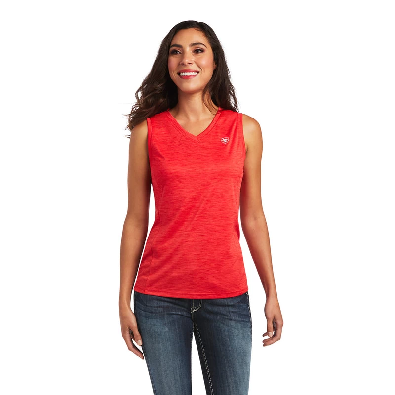 'Ariat' Women's Laguna Sleeveless Tank - Salsa 3 'Ariat' Women's Laguna Sleeveless Tank - Salsa