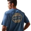 'Ariat' Men's Charger Ariat Stamp T-Shirt - Sky Fall -WinterWanderlust Adventures S23 MNS WEST 10043769 detail02 1024x1024@2x