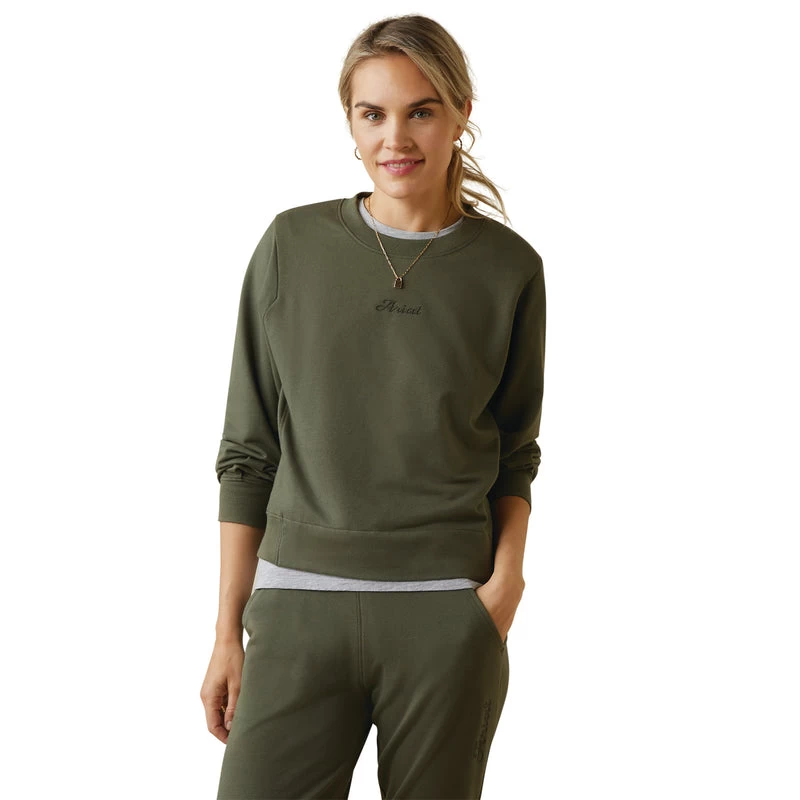 'Ariat' Women's Memento Sweatshirt - Beetle 3 'Ariat' Women's Memento Sweatshirt - Beetle
