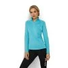 'Ariat' Women's Sunstopper 2.0 1/4 Zip Baselayer - Maui Blue -WinterWanderlust Adventures S23 WMS ENGL 10043594 front 1024x1024@2x