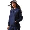 'Ariat' Women's Logo Hoodie - Navy Eclipse -WinterWanderlust Adventures S23 WMS WEST 10043446 front 1024x1024@2x