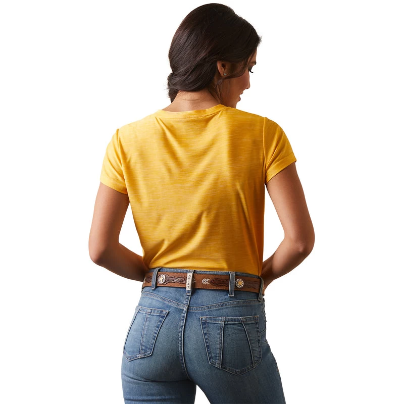 'Ariat' Women's Laguna Baselayer - Yolk Yellow 5 'Ariat' Women's Laguna Baselayer - Yolk Yellow - Image 3
