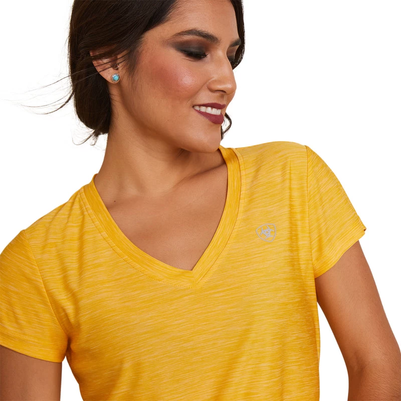 'Ariat' Women's Laguna Baselayer - Yolk Yellow 4 'Ariat' Women's Laguna Baselayer - Yolk Yellow - Image 2