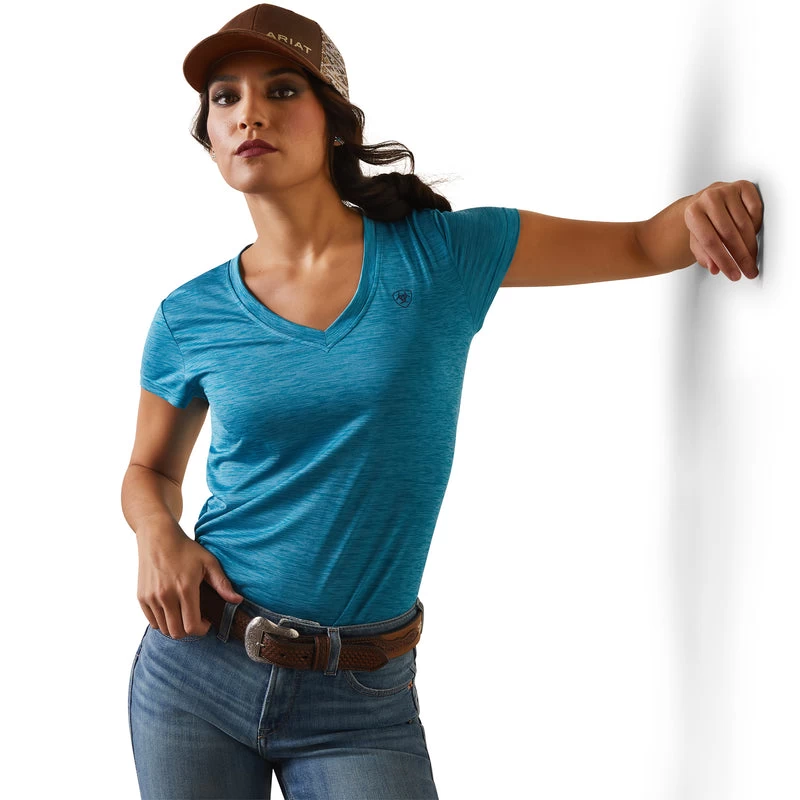 'Ariat' Women's Laguna Patriot Baselayer - Mosaic Blue 3 'Ariat' Women's Laguna Patriot Baselayer - Mosaic Blue