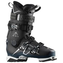 Salomon Men's QST Pro 100 TR Snow Ski Boot - Black / Petrol Black / White