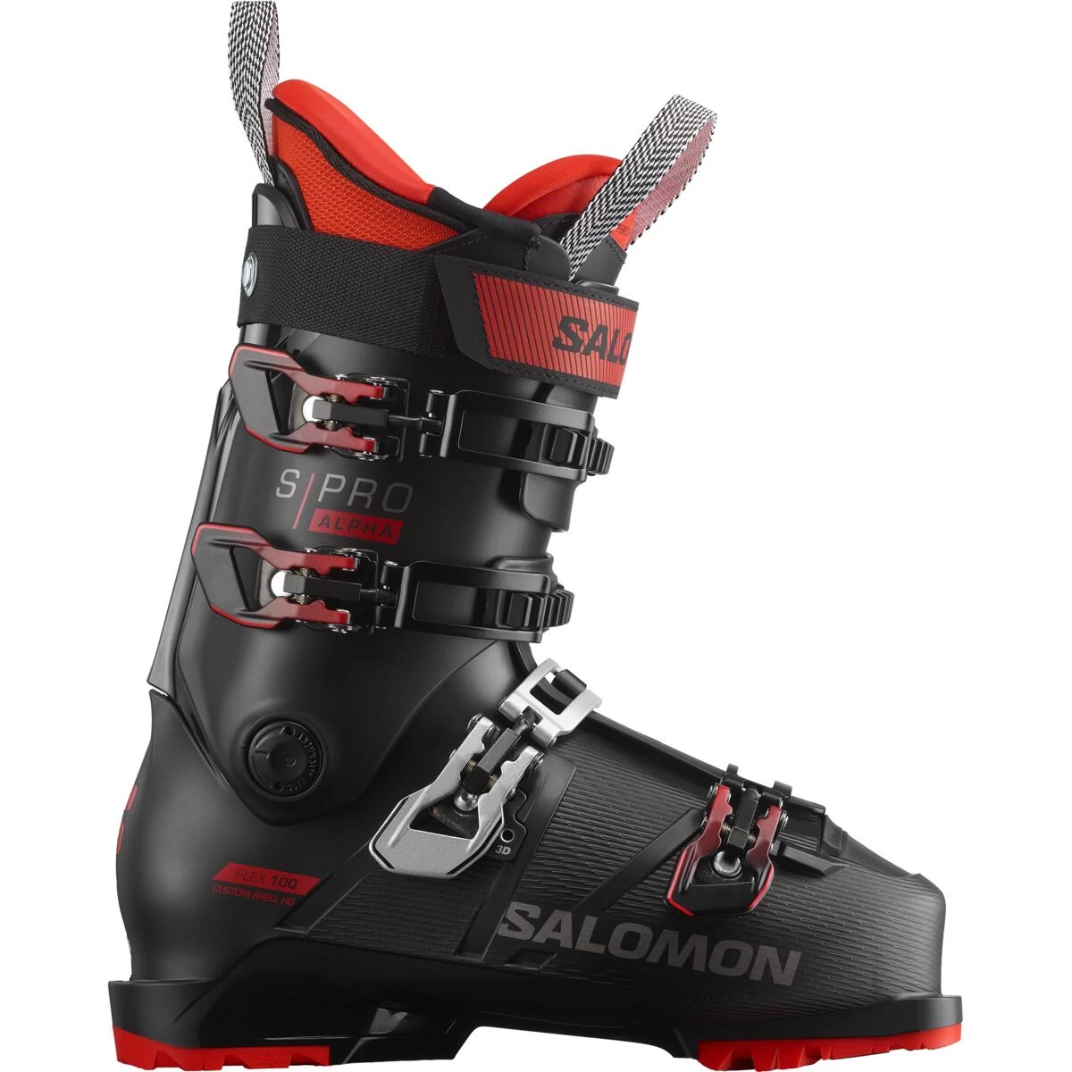 Salomon S/Pro Alpha 100 GW Ski Boots - Black/ Red 3 Salomon S/Pro Alpha 100 GW Ski Boots - Black/ Red